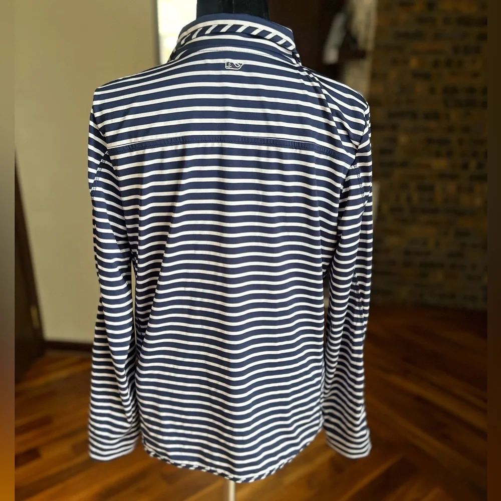 Renwick Sport & Vineyard Vines Striped Half-Zip Pullover SET, ECU - Picture 5 of 17